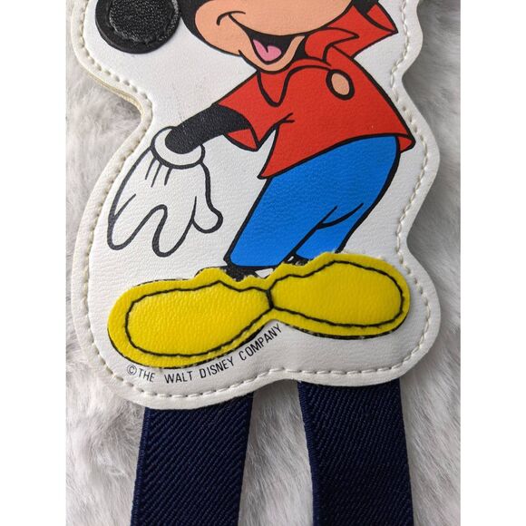 Vintage The Walt Disney Company Mickey Mouse and Crew elastic Suspenders Navy - Picture 2 of 4